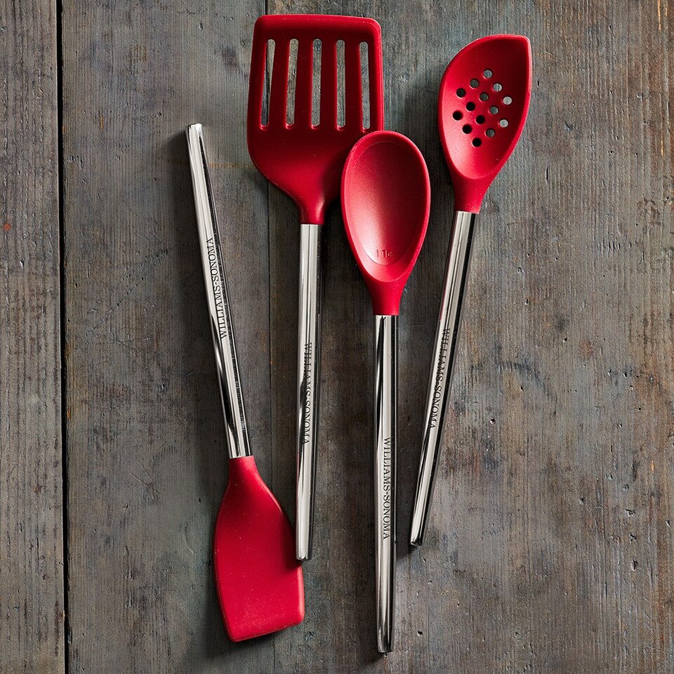 Williams Sonoma StainlessSteel Silicone Slotted Turner Williams